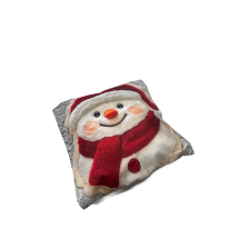 Christmas Pillowcase with Snowman and Reindeer Design(D)